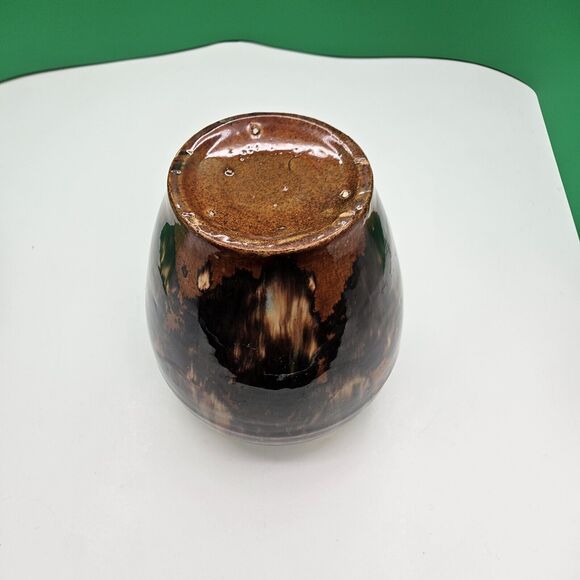 Brush McCoy Pottery Onyx line Vase Jug Flow Browns Art Line Chicago 1933 - Picture 5 of 13